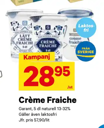 City Gross Crème Fraiche erbjuda