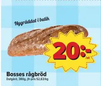 Östenssons Dafgårds butiksbakat matbröd erbjuda