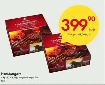 Snabbgross Hamburgare erbjuda