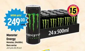 Eurocash Monster Energy erbjuda