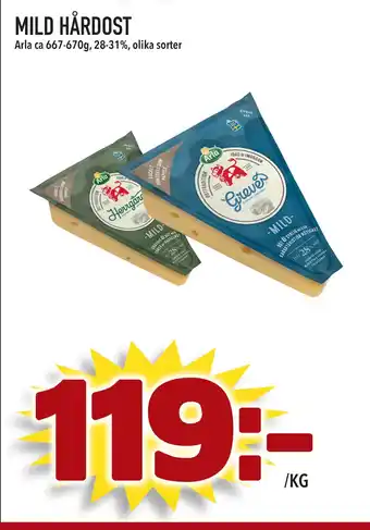 Supergrossen MILD HÅRDOST erbjuda