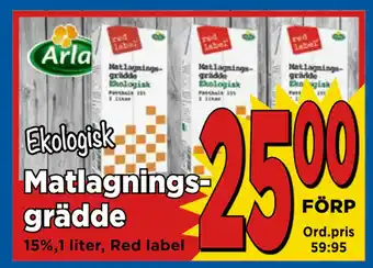 Supergrossen Matlagningsgrädde erbjuda