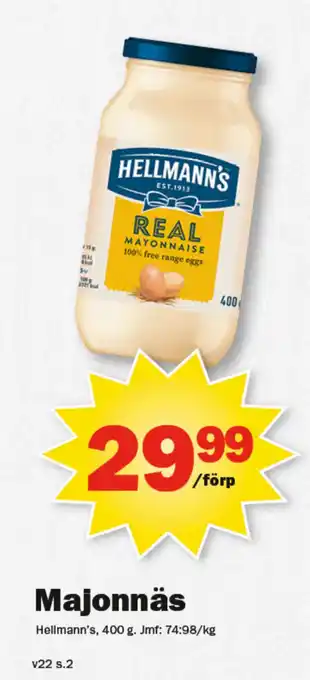 Pekås Majonnäs erbjuda