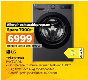 Power TVÄTT/TORK erbjuda