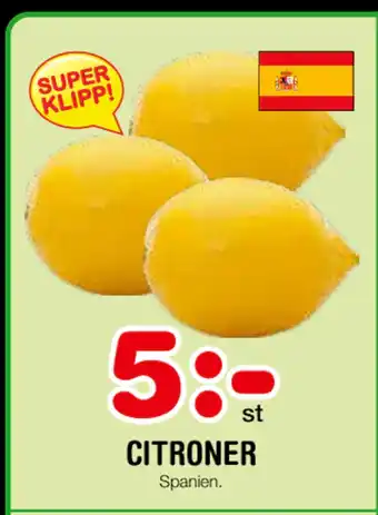 Nya Pulsen CITRONER erbjuda