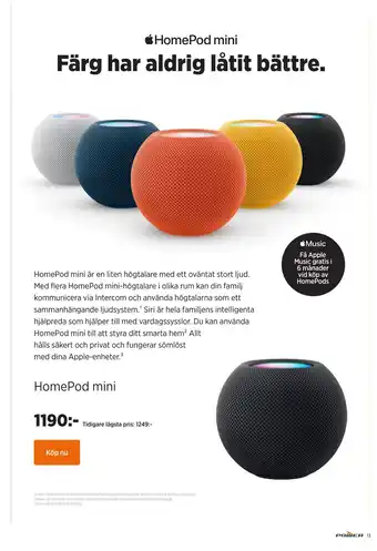 Power HomePod mini erbjuda