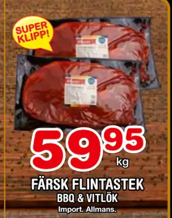 Nya Pulsen FÄRSK FLINTASTEK erbjuda