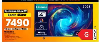 55 4K HDR SMART TV