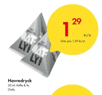 Snabbgross Havredryck erbjuda