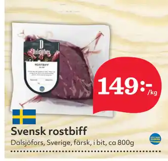Hemköp Svensk rostbiff erbjuda