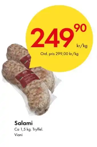 Snabbgross Salami erbjuda