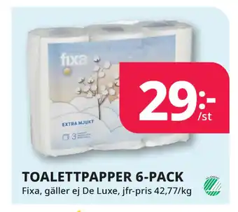 Tempo TOALETTPAPPER 6-PACK erbjuda