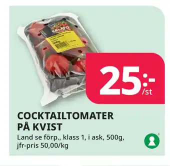 Tempo COCKTAILTOMATER PÅ KVIST erbjuda
