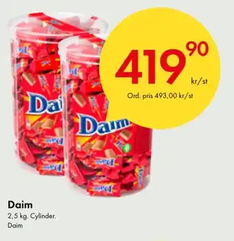 Snabbgross Daim erbjuda