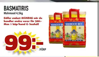 Prisma Mat BASMATIRIS erbjuda