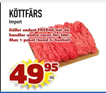 Prisma Mat KÖTTFÄRS erbjuda