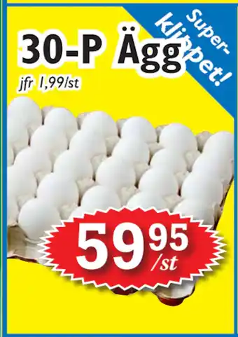 T-jarlen 30-P Ägg erbjuda
