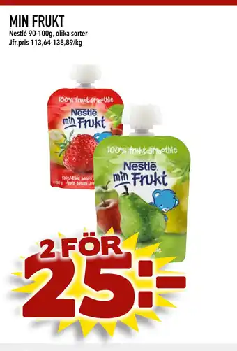 Nya Pulsen MIN FRUKT erbjuda