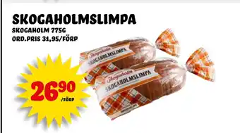 Nelins skogaholmslimpa erbjuda