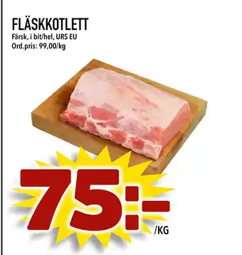 Din Mat FLÄSKKOTLETT erbjuda