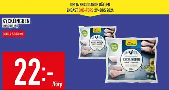 Matdax KYCKLINGBEN erbjuda