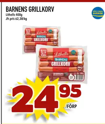 Din Mat BARNENS GRILLKORV erbjuda