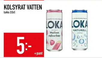 Matdax KOLSYRAT VATTEN erbjuda