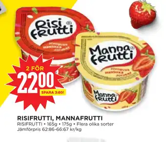 Willys Hemma RISIFRUTTI, MANNAFRUTTI erbjuda