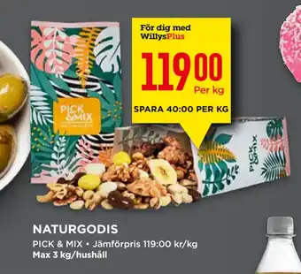 Willys NATURGODIS erbjuda
