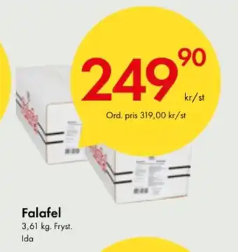 Snabbgross Falafel erbjuda