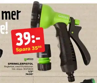 Jem&Fix SPRINKLERPISTOL erbjuda
