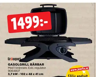 Jem&Fix GASOLGRILL BÄRBAR erbjuda