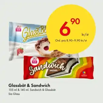 Snabbgross Glassbåt & Sandwich erbjuda