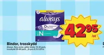 Östenssons Bindor, trosskydd erbjuda