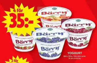 ICA Maxi YOGHURT erbjuda
