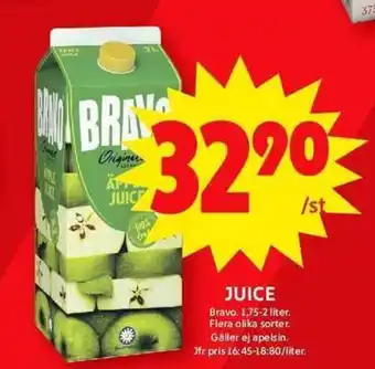 ICA Maxi JUICE erbjuda