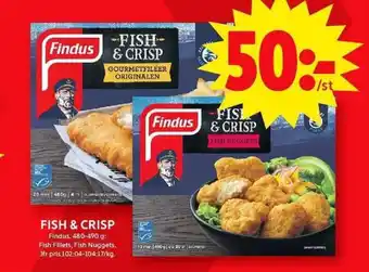 ICA Maxi FISH & CRISP erbjuda