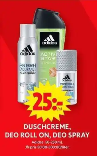 ICA Maxi DUSCHCREME, DEO ROLL ON, DEO SPRAY erbjuda