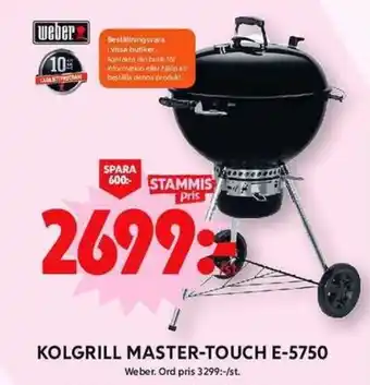 ICA Maxi KOLGRILL MASTER-TOUCH E-5750 erbjuda