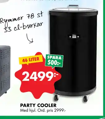 ÖoB PARTY COOLER erbjuda