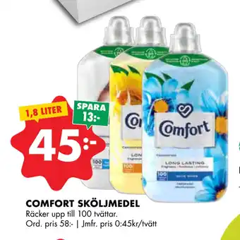 ÖoB COMFORT SKÖLJMEDEL erbjuda