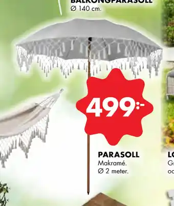 ÖoB PARASOLL erbjuda