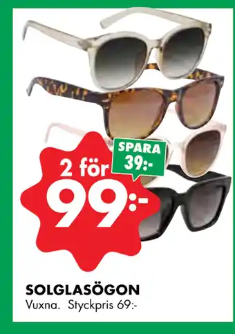 ÖoB SOLGLASÖGON erbjuda
