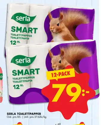 ÖoB SERLA TOALETTPAPPER erbjuda