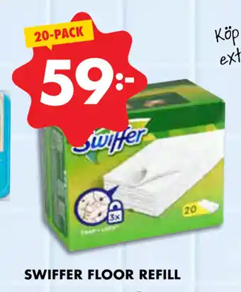 ÖoB SWIFFER FLOOR REFILL erbjuda