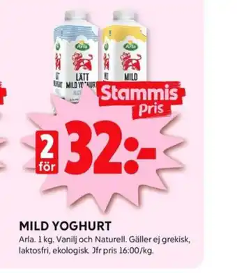 ICA Kvantum Arla yoghurt erbjuda