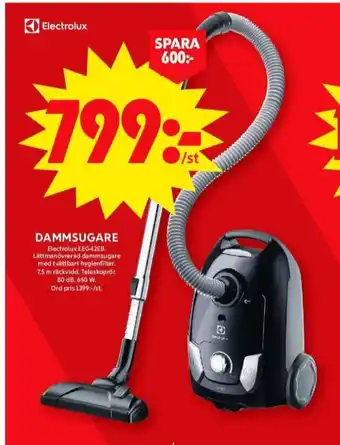ICA Maxi Electrolux dammsugare erbjuda