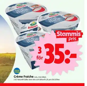 ICA Nära Arla köket crème fraiche erbjuda