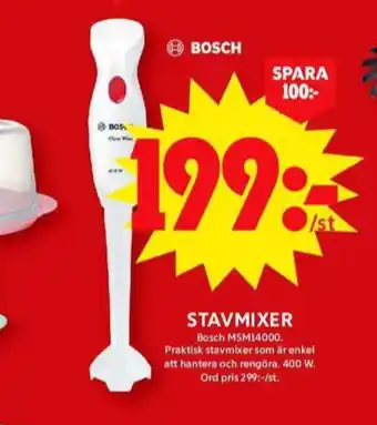 ICA Maxi Bosch stavmixer erbjuda