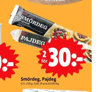 ICA Nära Ica smördeg erbjuda